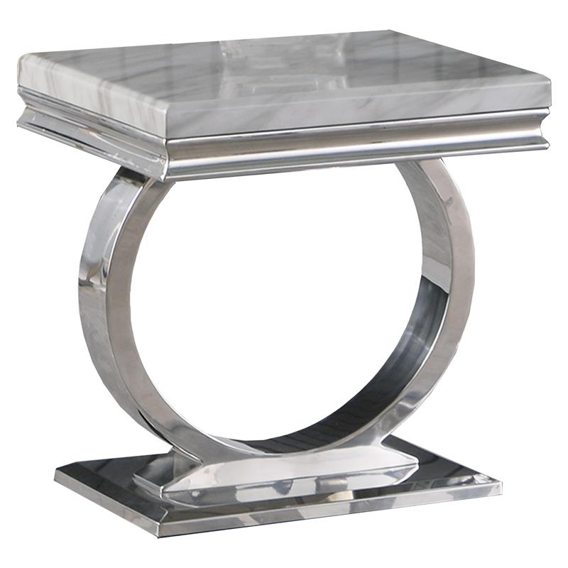 Lexington Square Faux Marble End Table Cymax Business
