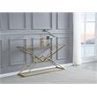 Emerson Gold Glass Console Table