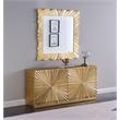 Lacy Metallic Gold Sheen Sideboard