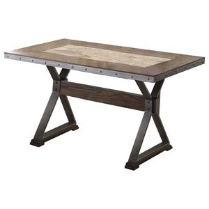 best master furniture artur dark oak rectangular dining table