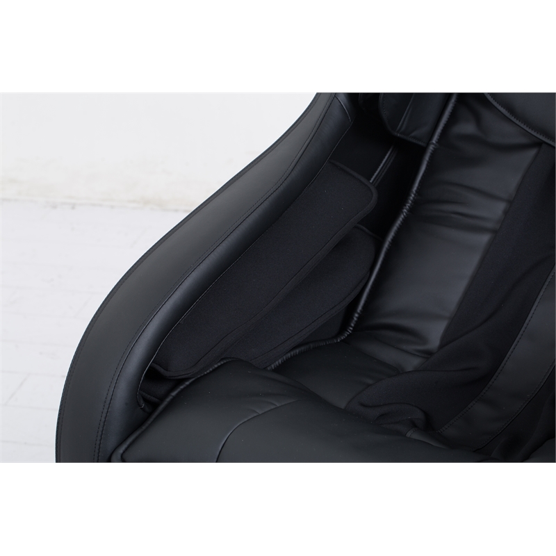 Best Master Elvis Faux Leather Massage Chair in Black with Bluetooth Speaker