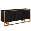 Verona Black Wood Grain Sideboard