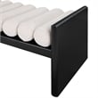 Magnus Black Wood Bedroom Big Bench