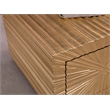 Lacy Gold Rectangle Wood Coffee Table