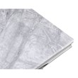 Crownie Silver Square Faux Marble End Table