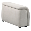 Best Master Maxine Linen Fabric Upholstered Arm Only in Beige