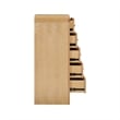 Belmont 5-Drawer Rattan Wood Chest