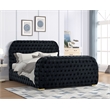 Best Master Furniture Brielle Velvet Bed Frame (California King/Black)