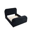 Best Master Furniture Brielle Velvet Bed Frame (California King/Black)