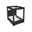 Best Master Furniture Borealis Starry Fabric Bed Frame (California King/ Black)