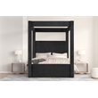 Best Master Furniture Borealis Starry Fabric Bed Frame (Eastern King/ Black)