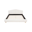 Best Master Furniture Ctera Velvet Low Profile Bed Frame (Queen/ Cream)