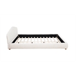 Best Master Furniture Ctera Velvet Low Profile Bed Frame (Queen/ Cream)
