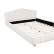 Best Master Furniture Ctera Velvet Low Profile Bed Frame (Queen/ Cream)