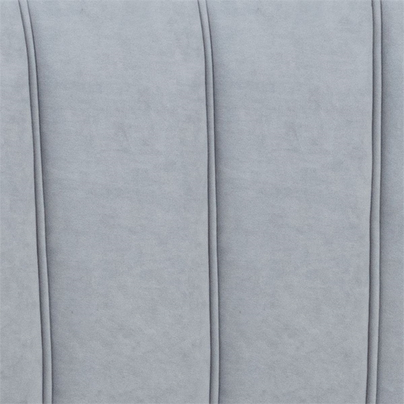 Best Master Furniture Ctera Velvet Low Profile Bed Frame (Queen/ Light Gray)