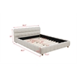 Best Master Furniture Ctoria Burlap Low Profile Bed Frame (Queen/ Beige)