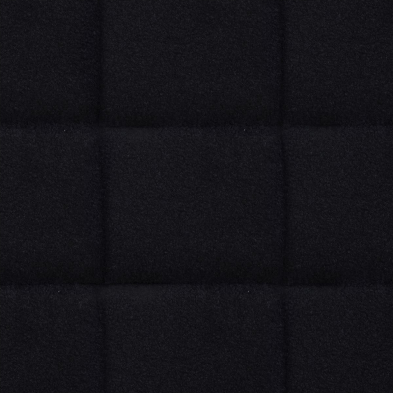 Best Master Furniture Ctalon Fleece Low Profile Bed Frame (Queen/ Black)