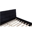 Best Master Furniture Ctalon Fleece Low Profile Bed Frame (Queen/ Black)