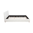 Best Master Furniture Ctalon Fleece Low Profile Bed Frame (Queen/ Cream)