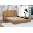 Best Master Furniture Ctasia Burlap Low Profile Bed Frame (Queen/ Golden Brown)