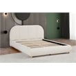 Best Master Furniture Ctasia Burlap Low Profile Bed Frame (Queen/ Ivory)