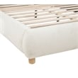 Best Master Furniture Ctasia Burlap Low Profile Bed Frame (Queen/ Ivory)