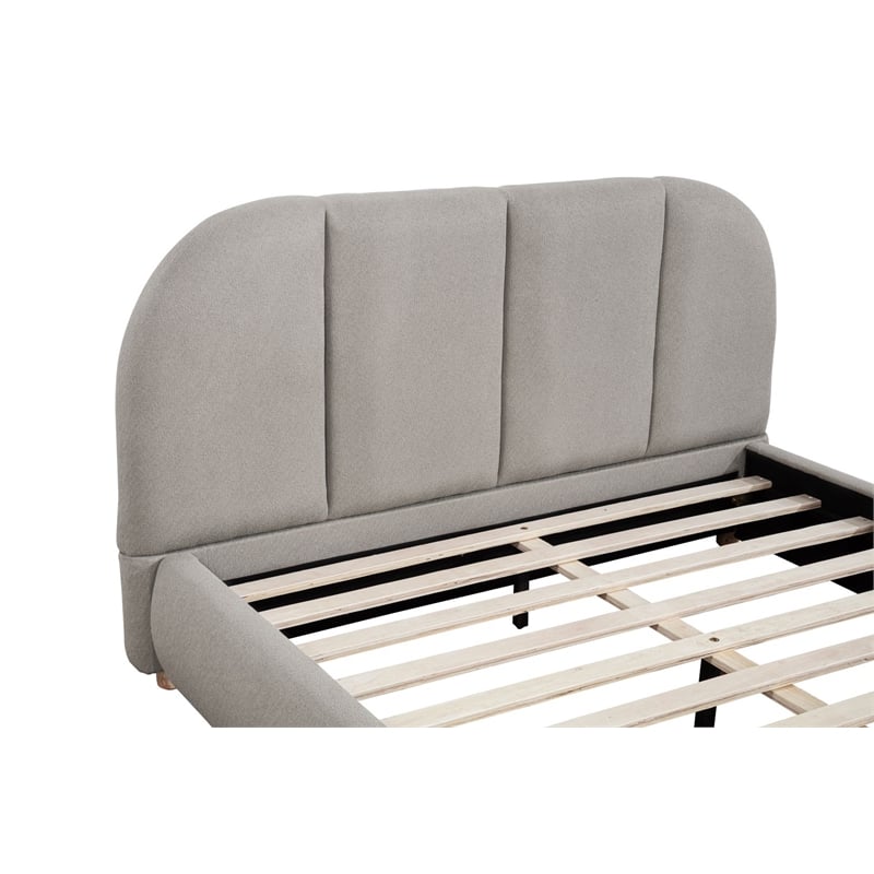 Best Master Furniture Ctasia Burlap Low Profile Bed Frame (Queen/ Light Tan)
