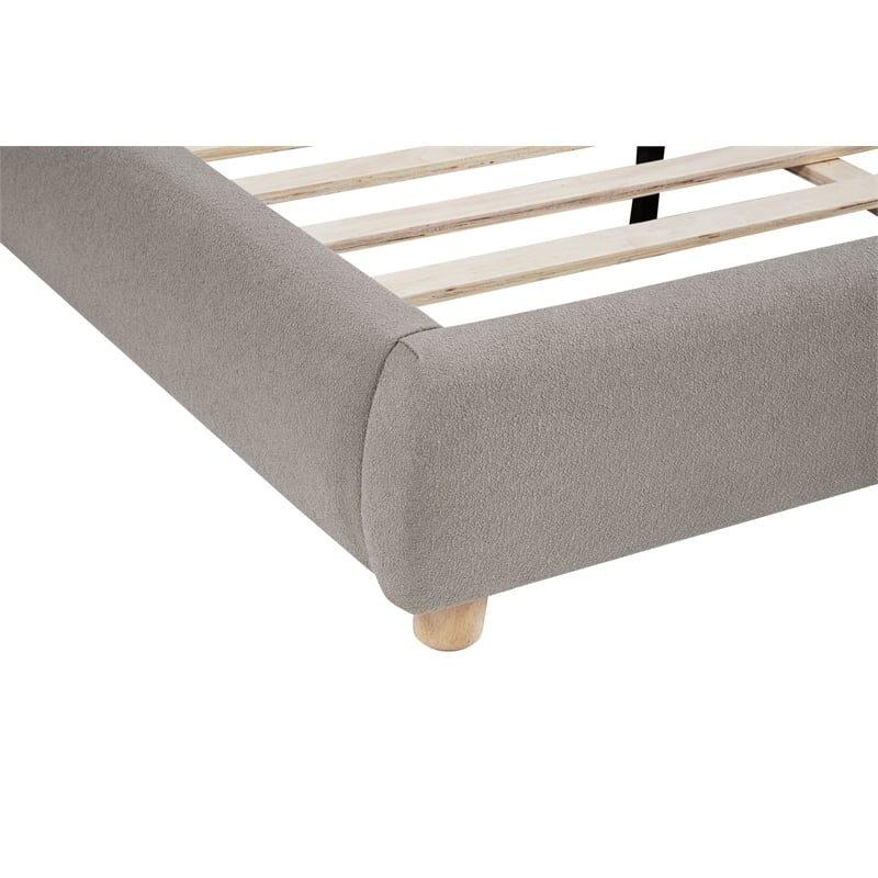 Best Master Furniture Ctasia Burlap Low Profile Bed Frame (Queen/ Light Tan)