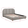 Best Master Furniture Ctasia Burlap Low Profile Bed Frame (Queen/ Light Tan)