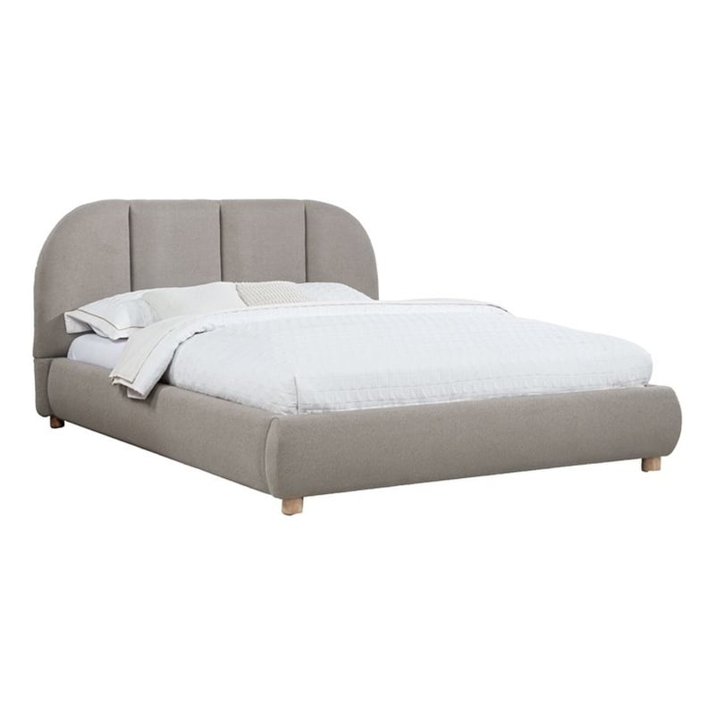 Best Master Furniture Ctasia Burlap Low Profile Bed Frame (Queen/ Light Tan)