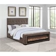 Best Master Furniture Umeria Modern Bed Frame (Eastern King/ Gray Chenille)