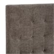 Best Master Furniture Umeria Modern Bed Frame (Eastern King/ Gray Chenille)