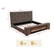 Best Master Furniture Umeria Modern Bed Frame (Eastern King/ Gray Chenille)