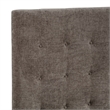 Best Master Furniture Umeria Modern Bed Frame (Queen/ Gray Chenille)