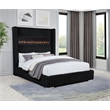 Best Master Furniture Uphoria Rabbit Velvet Bed Frame (Queen/ Black)