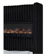 Best Master Furniture Uphoria Rabbit Velvet Bed Frame (Queen/ Black)