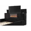 Best Master Furniture Yureya Starry Fabric Bed Frame (Eastern King/ Black)
