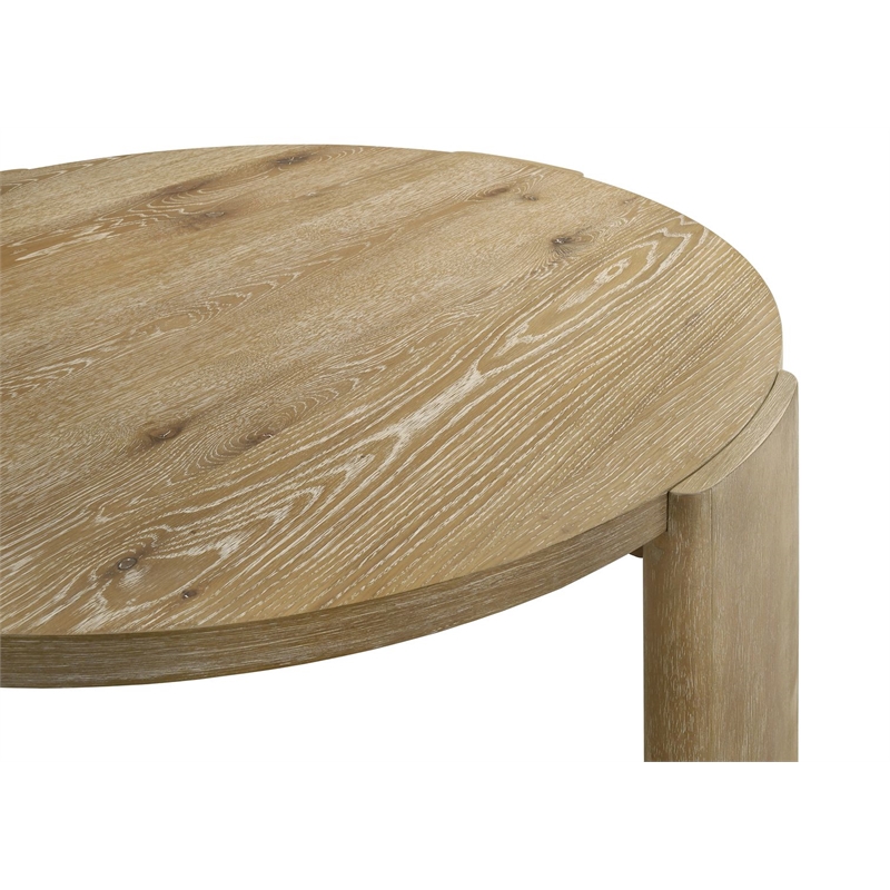 Best Master Furniture Bristol Kepler Driftwood Round Dining Table