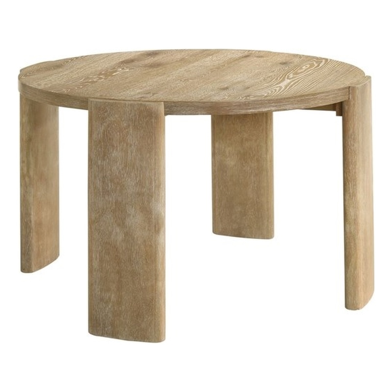 Best Master Furniture Bristol Kepler Driftwood Round Dining Table