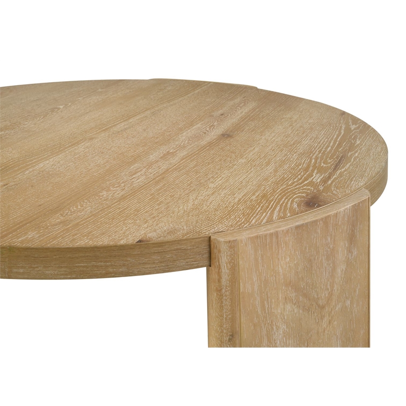 Best Master Furniture Bristol Kepler Driftwood Round Coffee Table