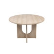 Best Master Furniture Camden Modern Light Oak Round Dining Table