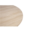 Best Master Furniture Camden 5-Piece Modern Light Oak Round Dining Set