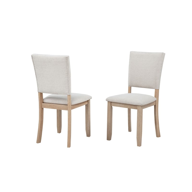 Best Master Furniture Camden 5-Piece Modern Light Oak Round Dining Set