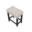 Best Master Furniture Caden Modern Beige Counter Height Bar Stools (Set of 2)