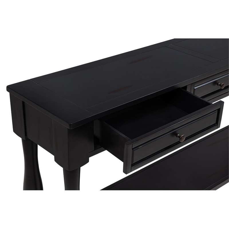 Best Master Furniture Delphina Rectangle Transitional Sofa Table (Espresso)