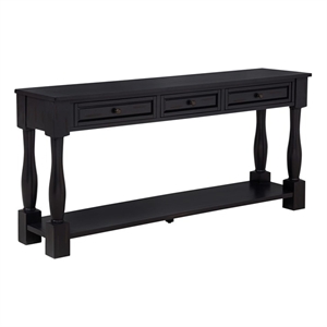 Best Master Furniture Delphina Rectangle Transitional Sofa Table (Espresso)