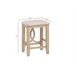 Best Master Furniture Dappelle 3-Piece Counter Height Pub Set (Natural)