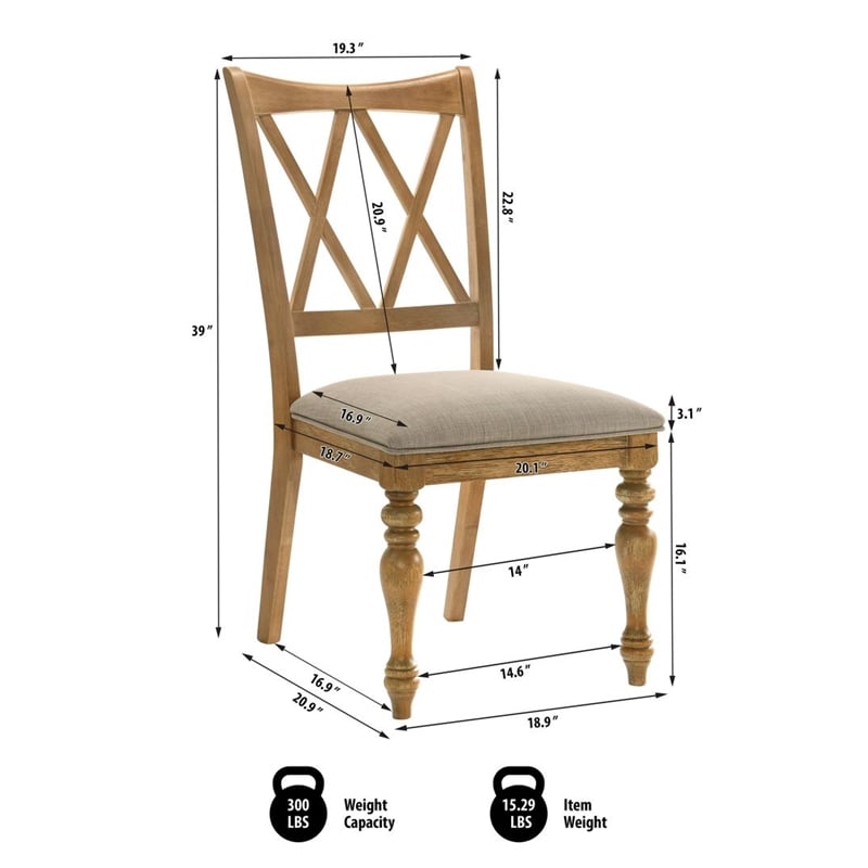 Best Master Furniture Huntington Transitional Dining Chairs (Set of 2)