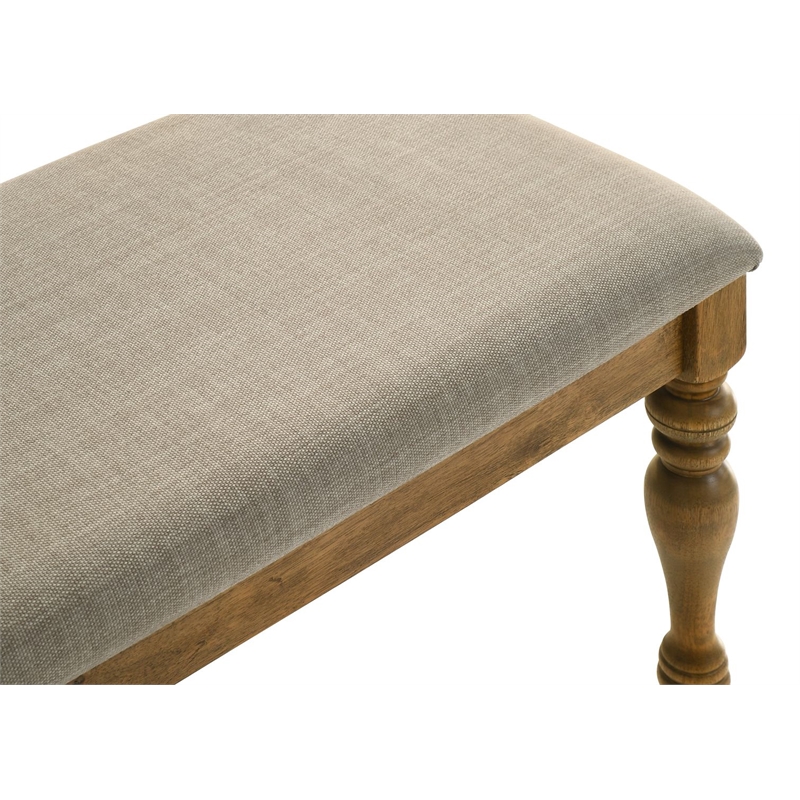 Best Master Furniture Huntington Transitional Dining Bench