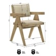 Best Master Furniture Malibu Transitional Driftwood Dining Chair (Set of 2)